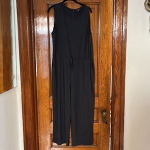 Eileen Fisher Fine Tencel Graphite Jumpsuit